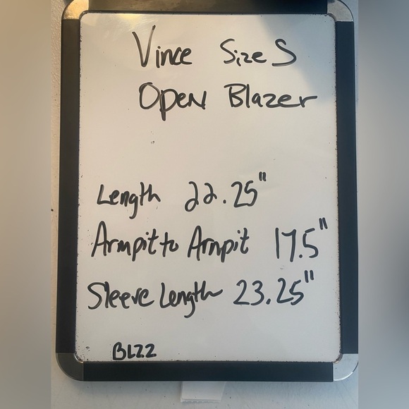 Vince Luxury Capsule Cream Gray Marled Open-FrontCardigan Jacket Size Small - Picture 7 of 7